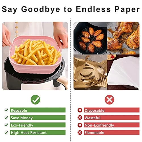 Air Fryer Silicone Liner - Silicone 2Pcs