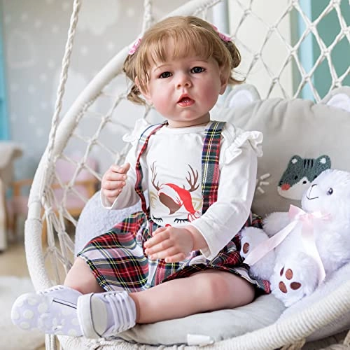 Reborn Baby Doll - 28 Inch Silicone Vinyl Ages 3+