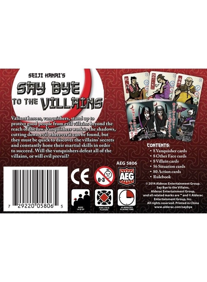 Say Bye To The Villains