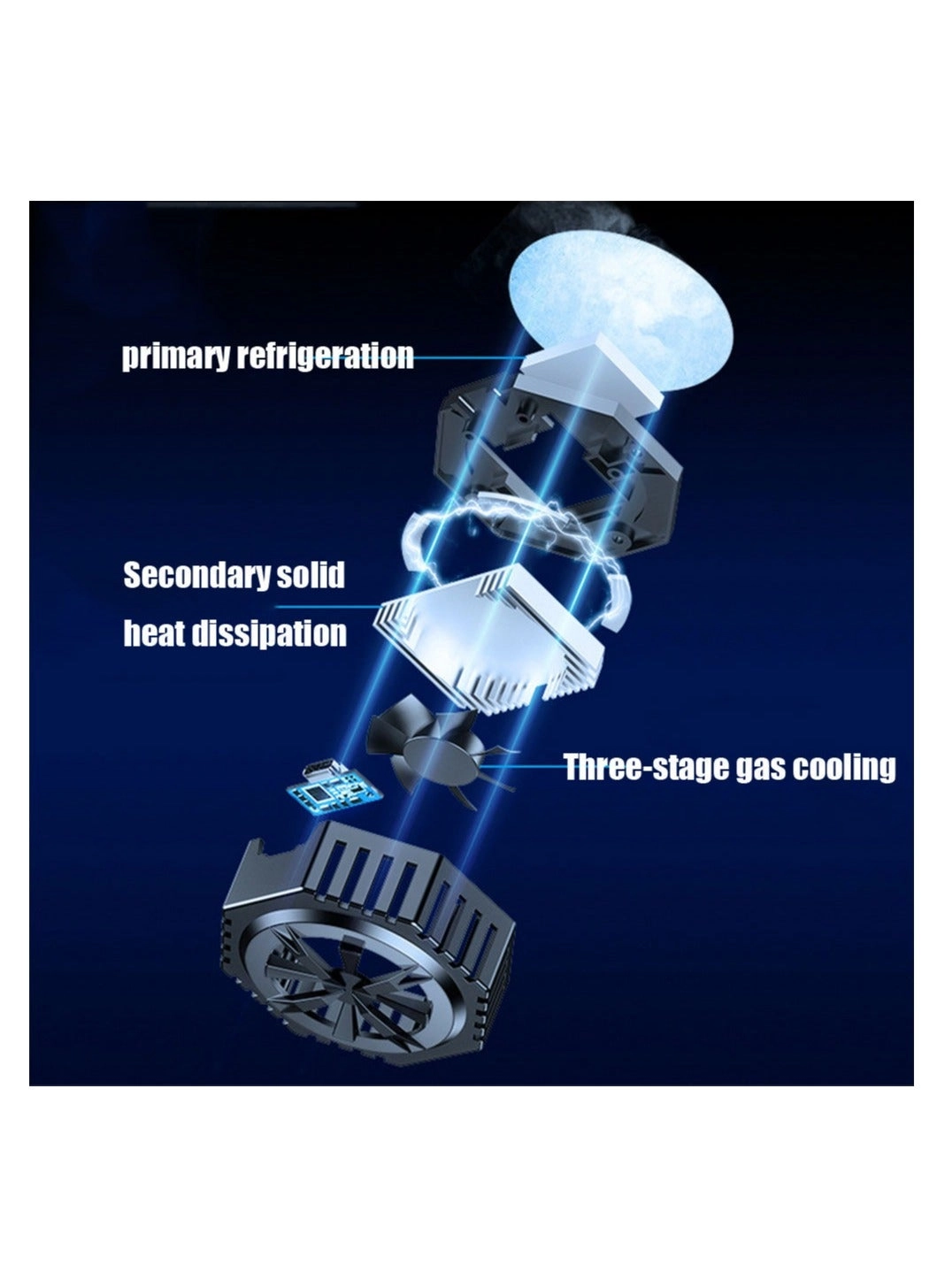 A15 - Mobile Phone Cooler Magnetic Suction