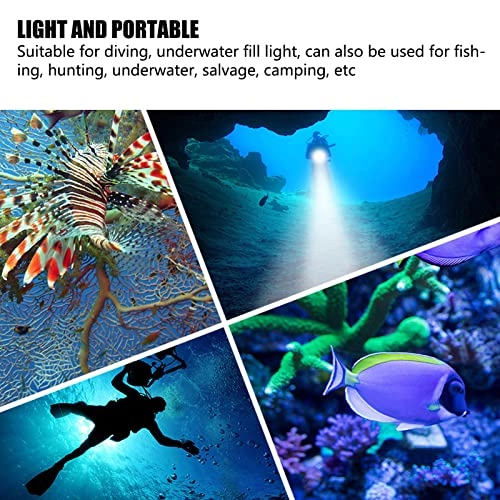 LED Diving Flashlight - 3 Color 7 Modes 328ft