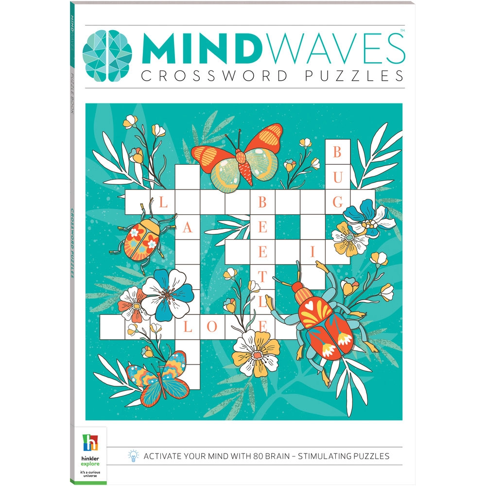 HINKR Mindwaves Puzzle Book - 80 Puzzles