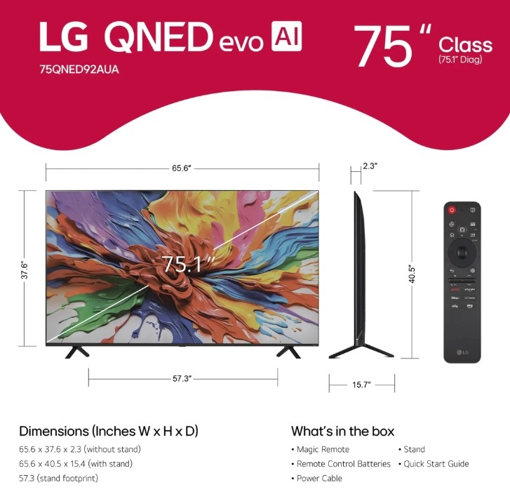 75QNED82A6A - 75-inch