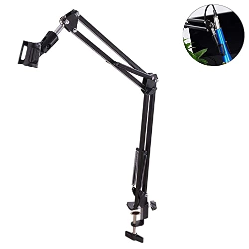 Mic Stand - Extendable Scissor Arm Table Mounting Clamp