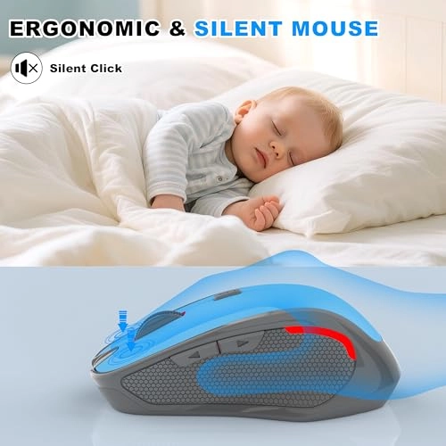 Rechargeable Silent Slim Mouse - Bluetooth