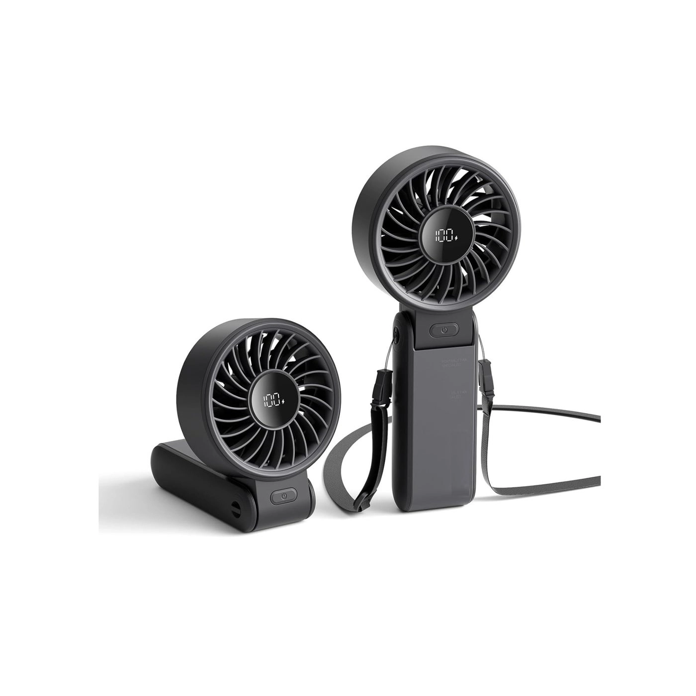 Barakah Portable Handheld Fan - 2024 LED Display 3 IN 1