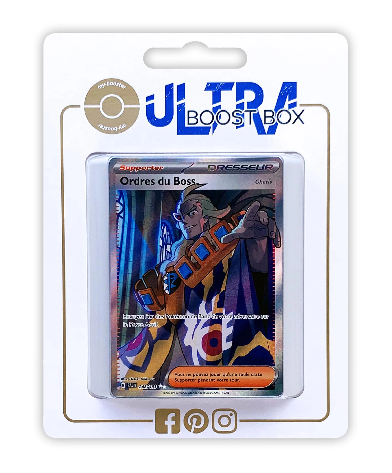 Pokémon Company Pokémon Ordres du Boss (Ghetis) 248/193 Secret Full Art - French 10pcs