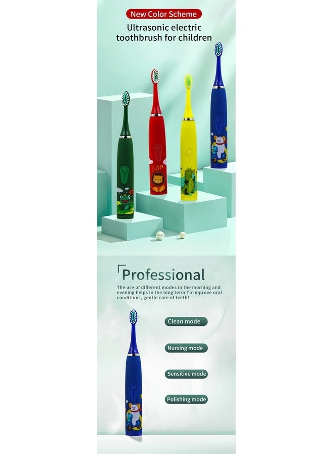 Electric Toothbrush - Children's Cartoon Pattern Ultrasonic