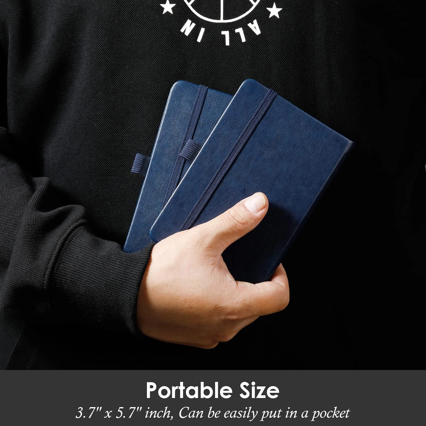 Small Notebook Journal - 68 Sheets 3 Pack Ruled