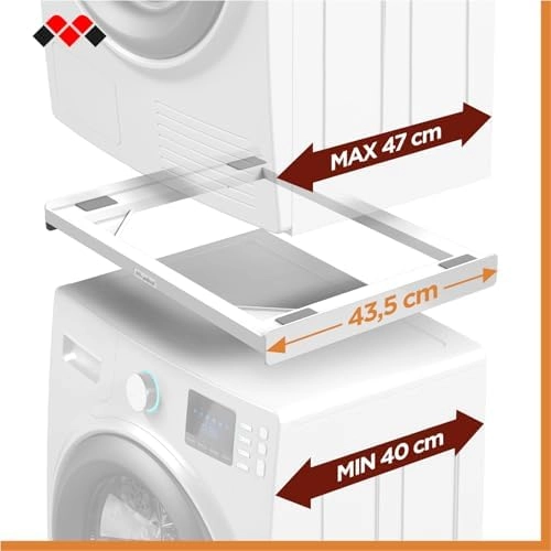 Base Tower Slim L45 - 6 meter Fits most washing machines and tumble dryers