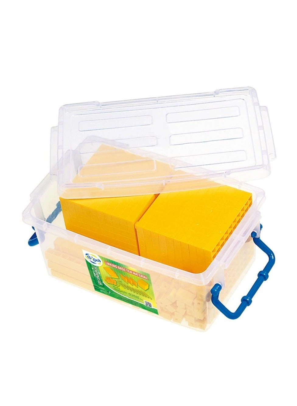 Teaching Aid Linking Base Ten Material Math Blocks - 3+ Years 121 pieces