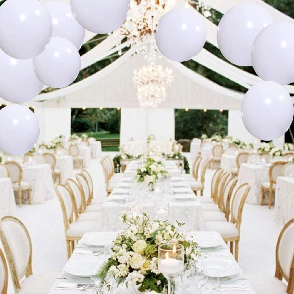 Latex Balloons - 50pcs Wedding Valentines Bridal Shower Birthday Party