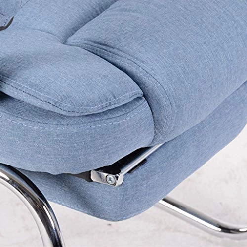 Reclining Chair - Fabric Cotton Black