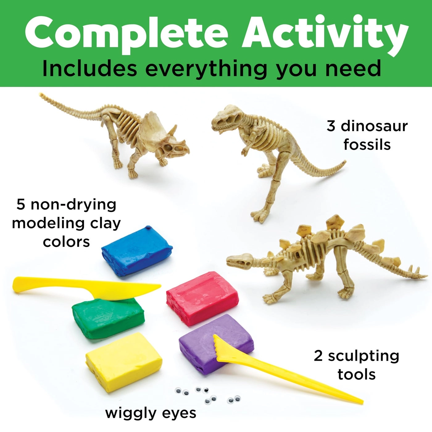 Create with Clay Dinosaurs - 5+ years