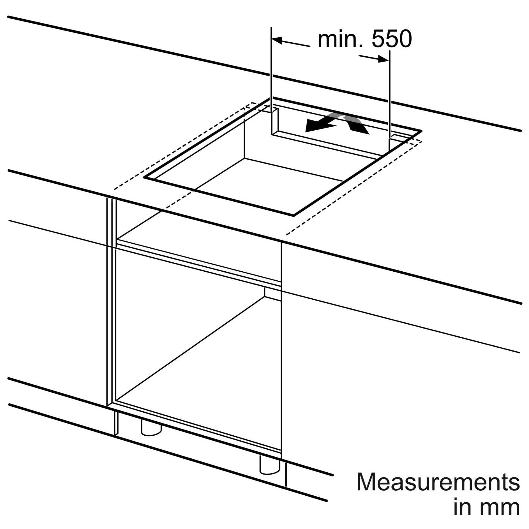 iQ100 EU611BEB5E Induction hob