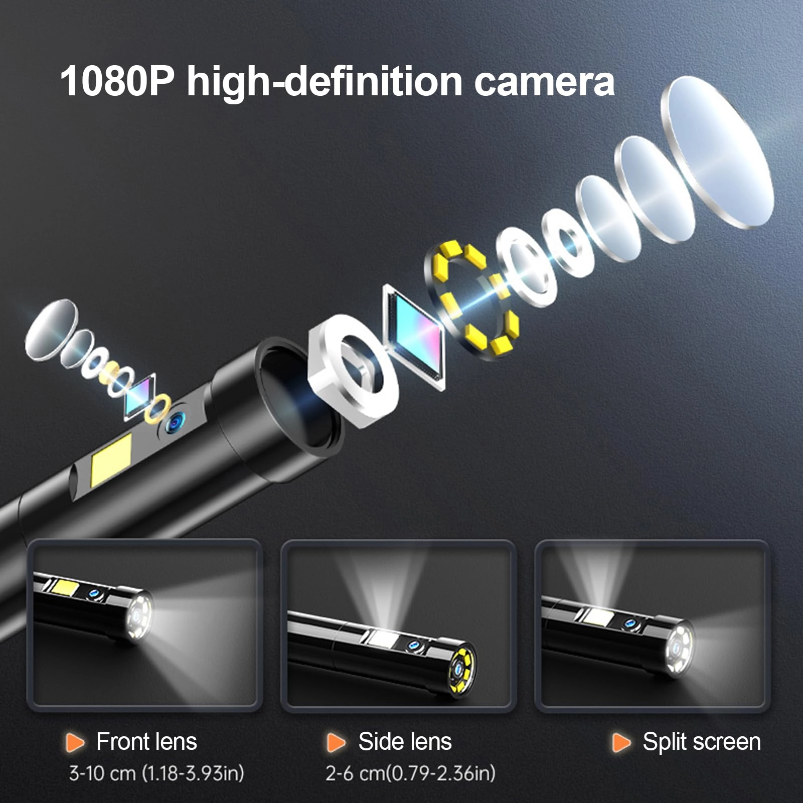 Sewer Inspection Camera - 16.4FT 8mm