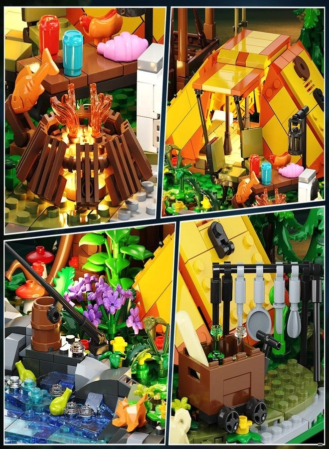 Camping Tree House Building Set - 1715 pcs