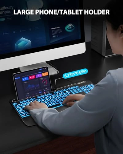 Large Print Backlit Keyboard - Standard Wired