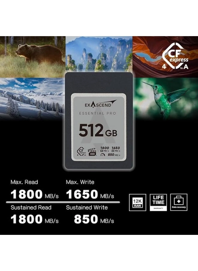 Exascend Essential Pro CFexpress 4.0 - 512GB