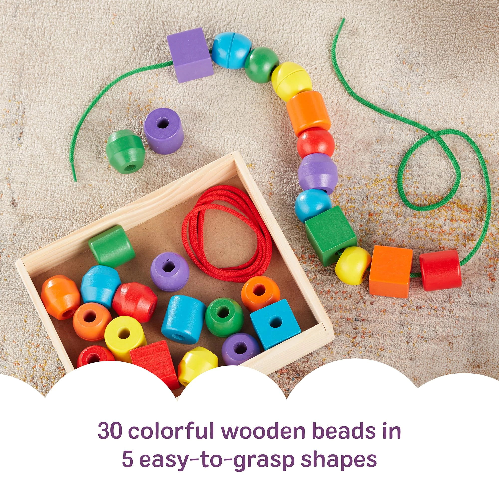 Melissa & Doug First Bead Maze - 6 months+ 18 pieces