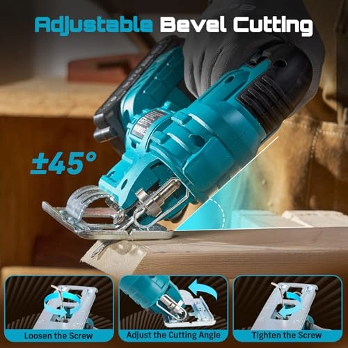 Cordless Jigsaw - 2 × 2.0Ah Batteries