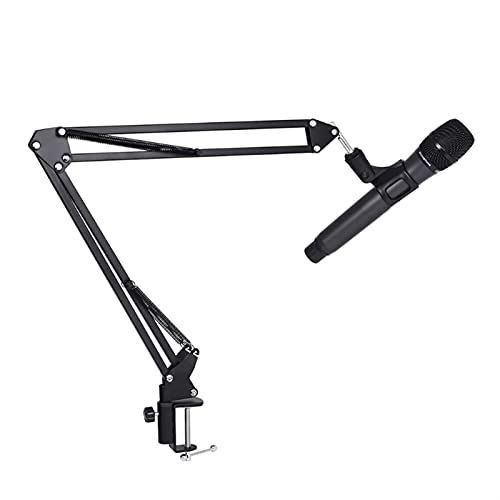 Mic Stand - Extendable Scissor Arm Table Mounting Clamp