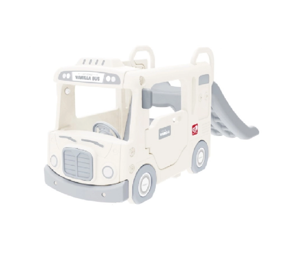 Factual Toys Compact Bus Slide - Indoor & Outdoor Playset