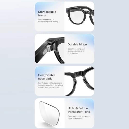 Ai Translator Smart Glasses - Bluetooth 11 Languages Color Change Lenses