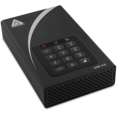 Apricorn Aegis Padlock DT - 5400 RPM 10TB 3.5-inch HDD
