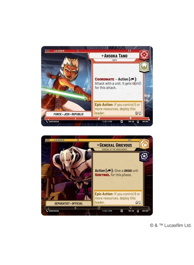 Star Wars: Unlimited TCG: Twilight of The Republic - PRERELEASE Box 6 Booster Packs