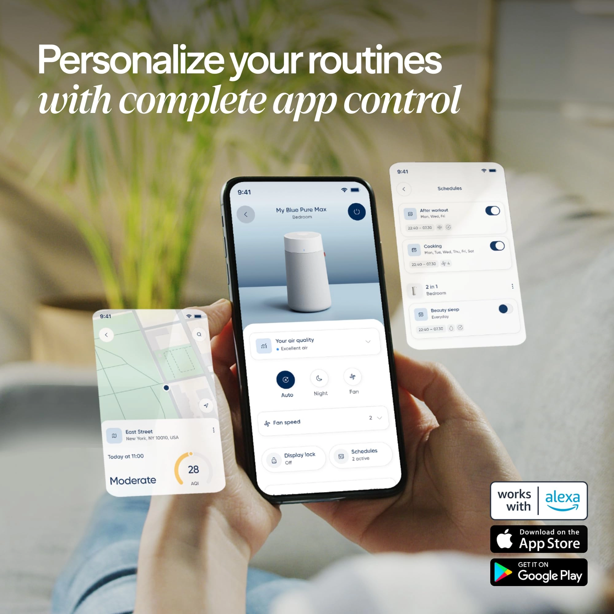Blue Pure 511i Max - Wi-Fi-enabled HEPASilent