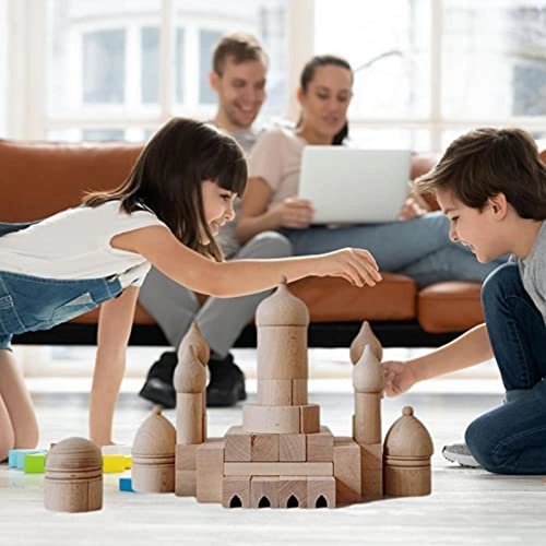 Wooden Castle Building Blocks - 1pcs