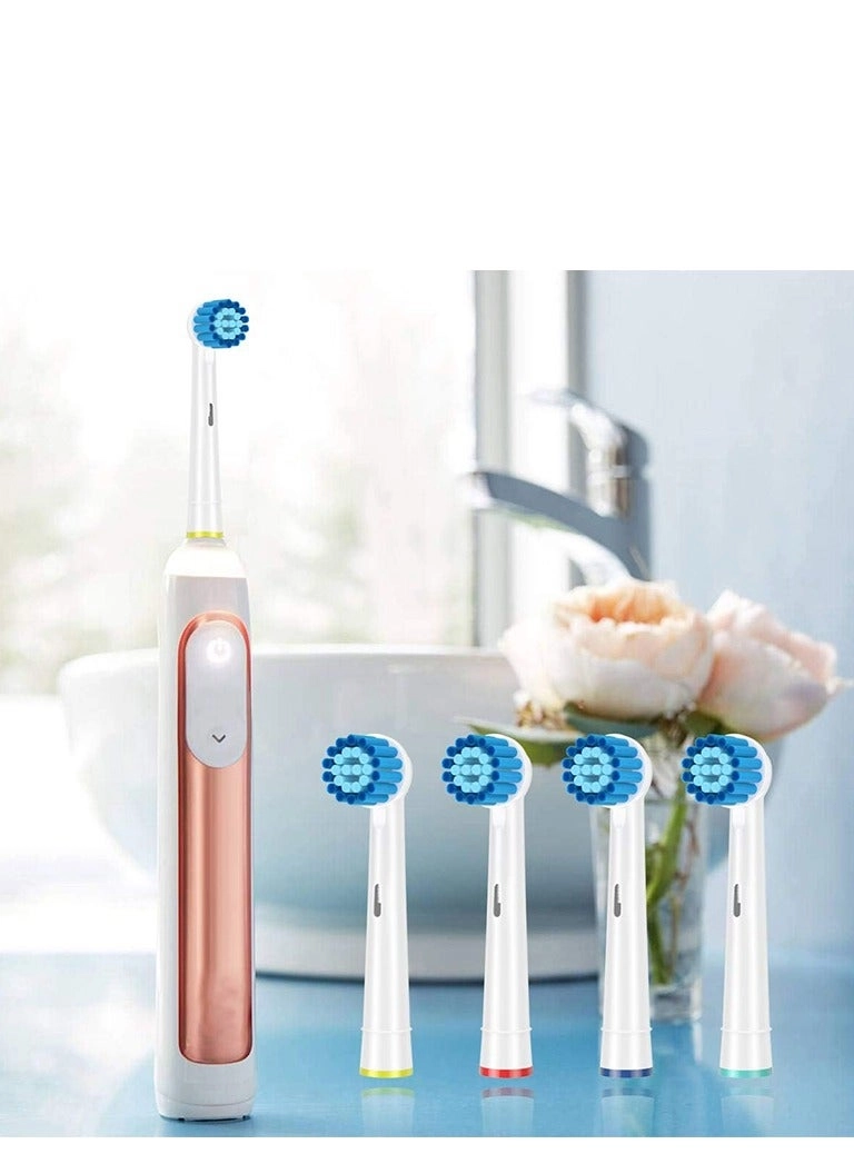 Replacement Toothbrush Heads - 16 Pack White Sensitive