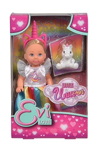 Evi Love Little Unicorn Doll - Rainbow