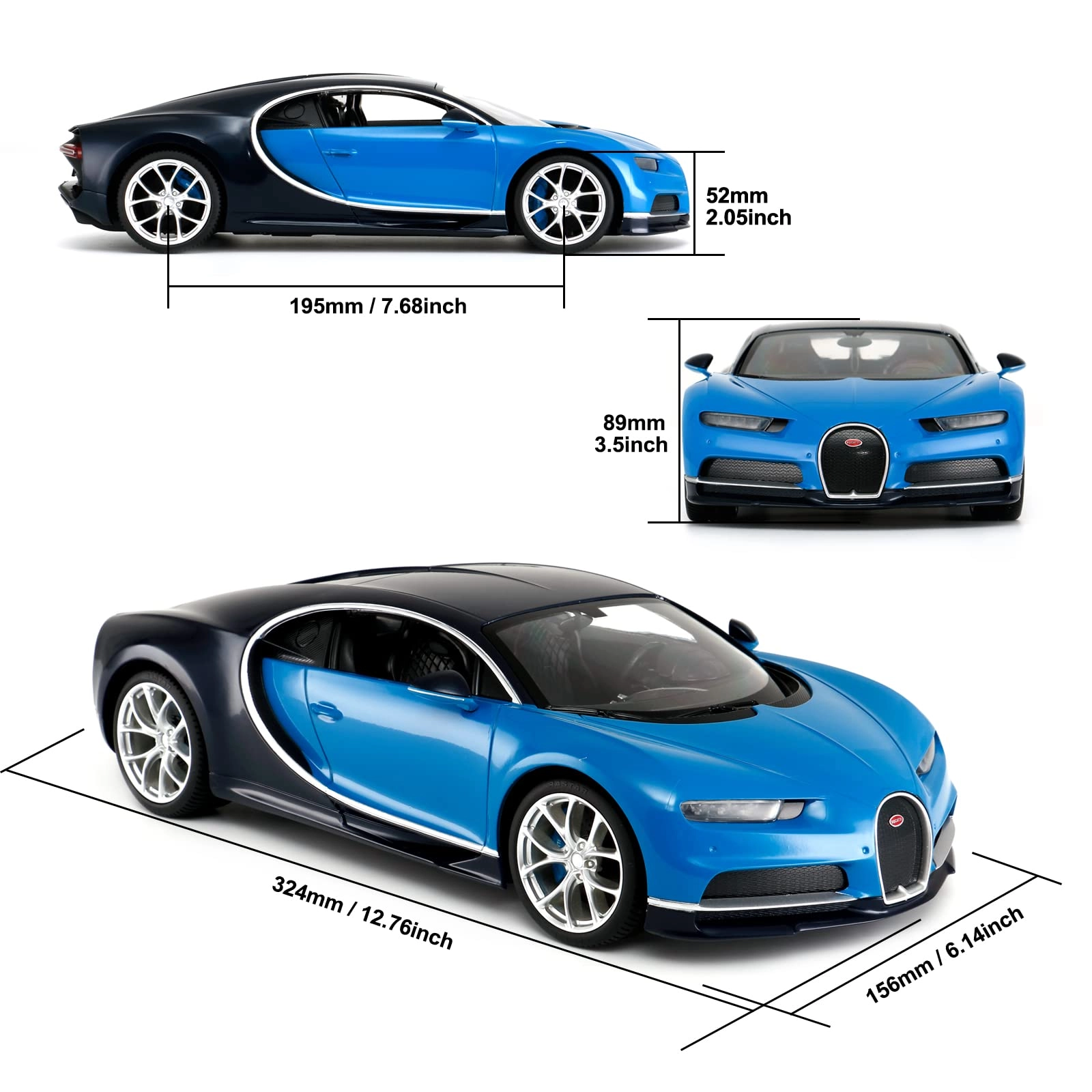 Bugatti Chiron - 1:14 Scale