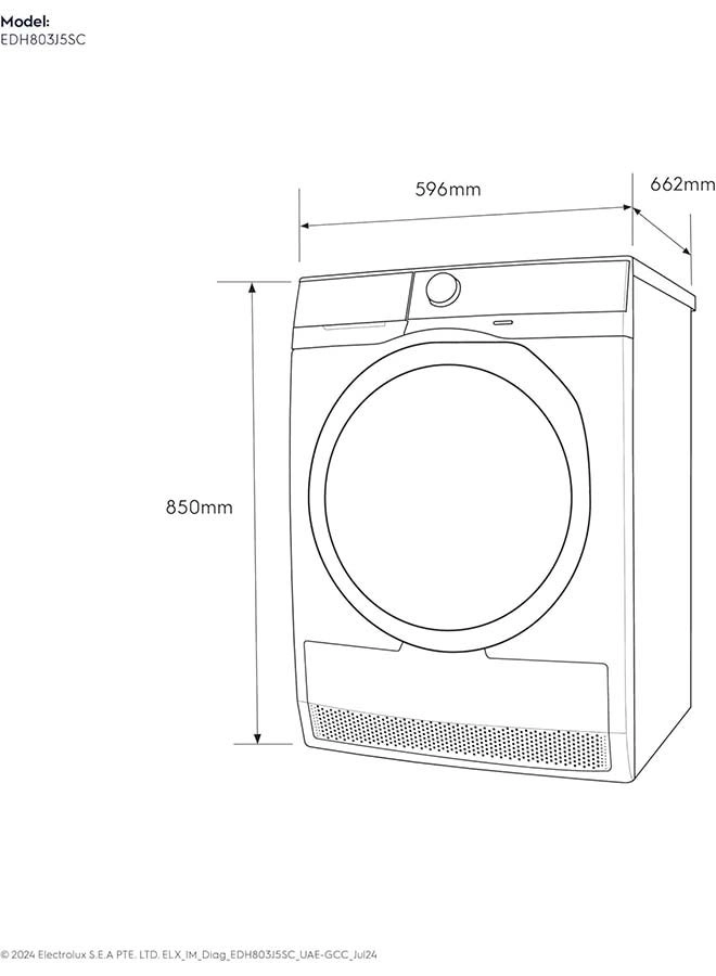 UltimateCare 500 EDH803J5SC Heat Pump