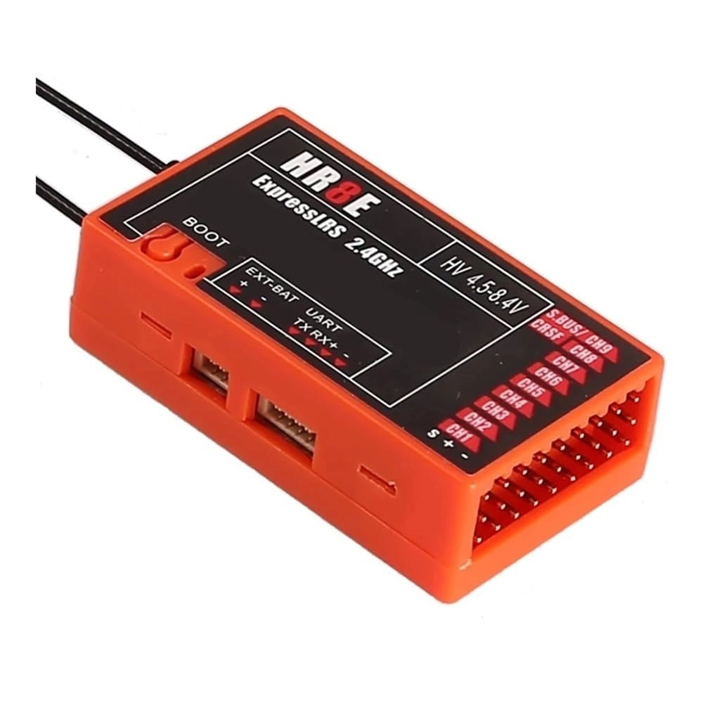 9 Channel Receiver - 2.4G Fixed Wing Red