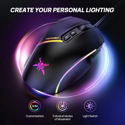 Ergonomic Gaming Mouse - Wired