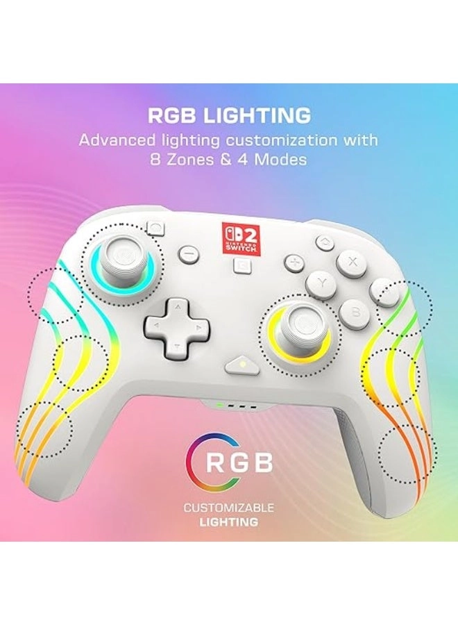 Afterglow RGB Switch 2 Wireless Controller - Clear Switch 2