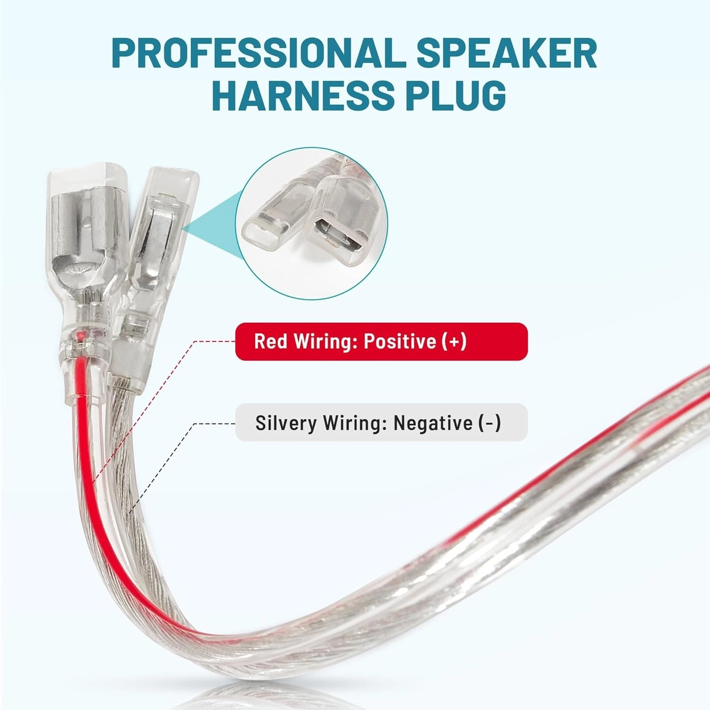 Speaker Adapter Bracket - 6.5 Inch Wire Harness