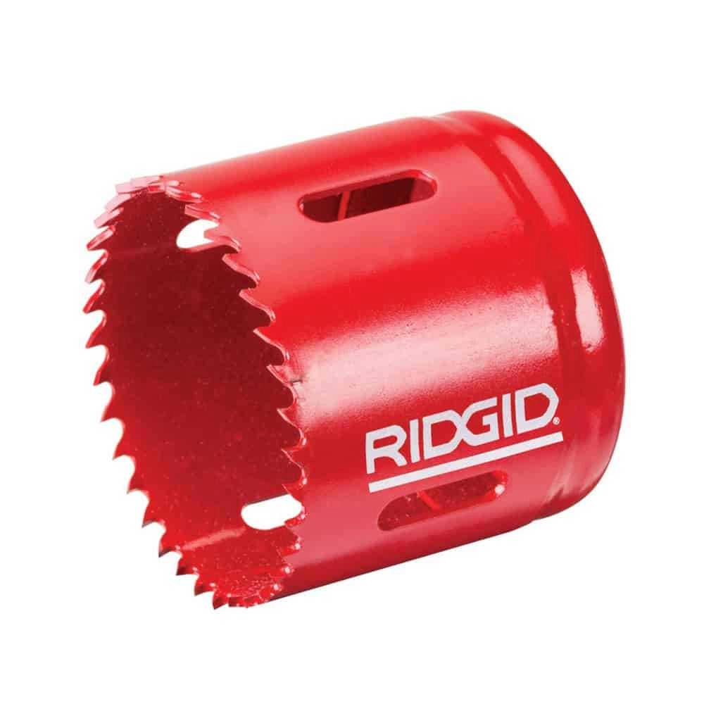 Ridgid Bi-Metal Holesaw - 64 mm For wood: mild, tool and stainless Steels: cast iron: Brass and aluminum