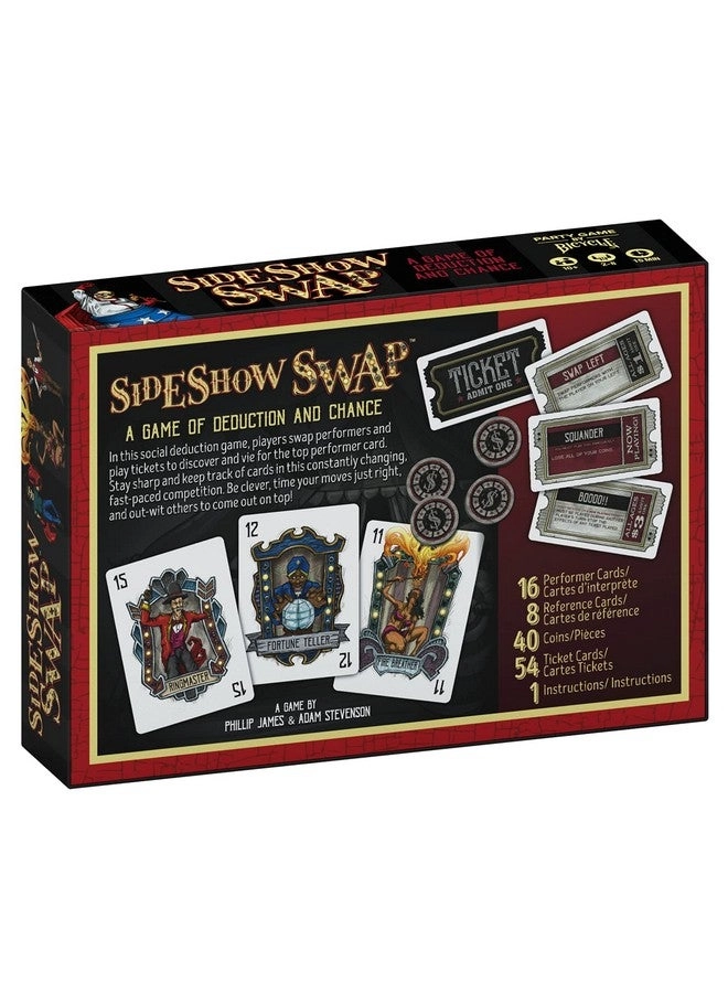 Sideshow Swap: A Game of Deduction - Card Game