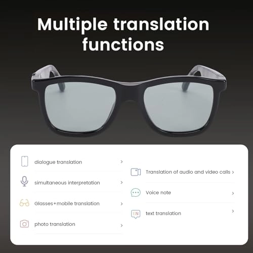 Smart Translation Glasses - AI Bluetooth Open Ear