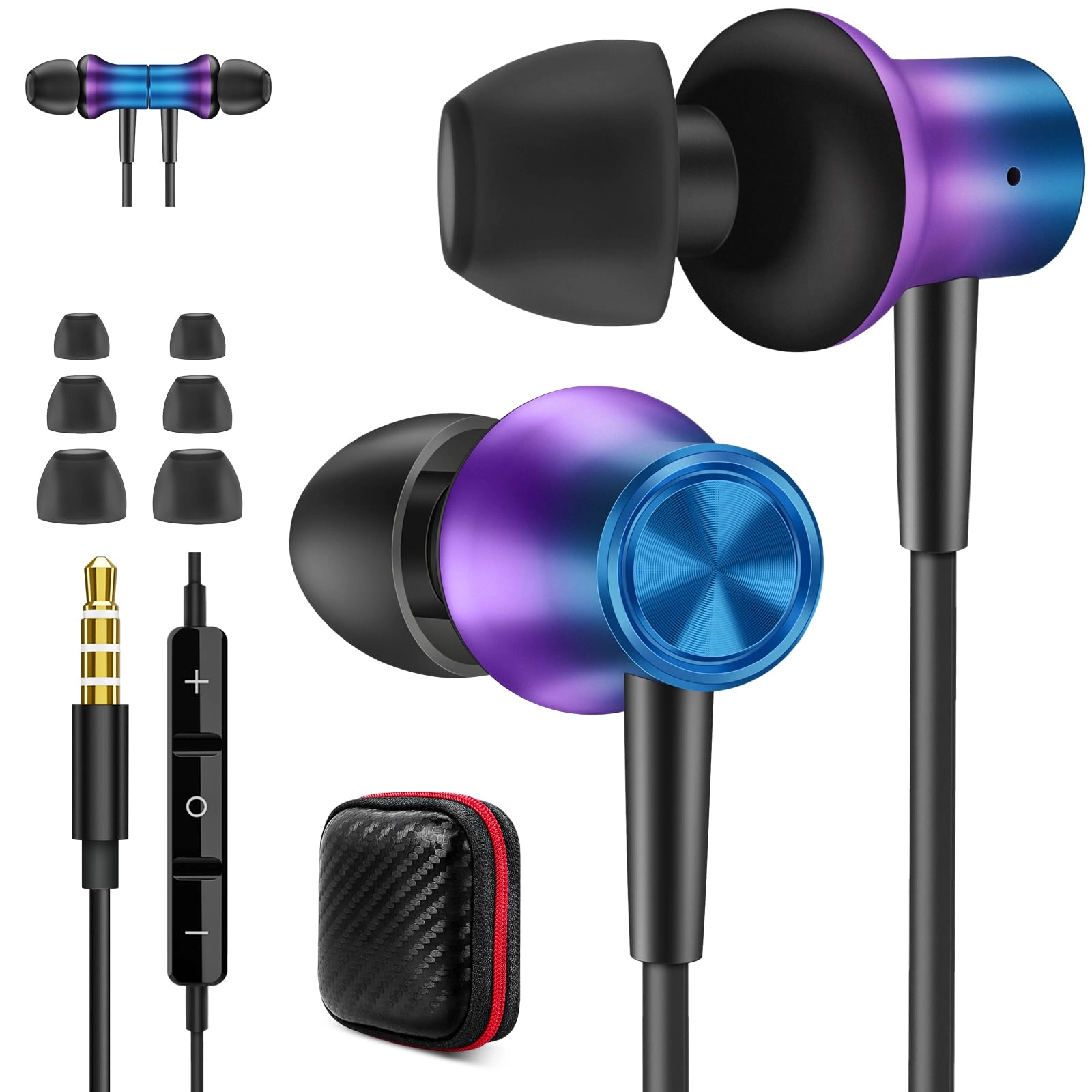 Jiunai Earbuds Wired Earbud