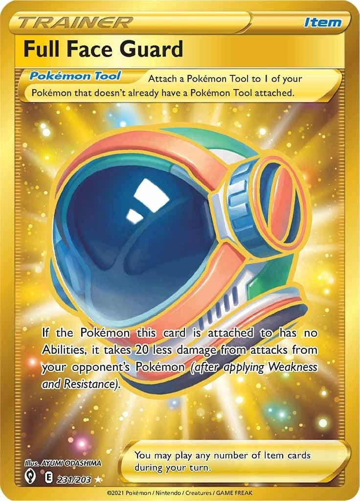 Pokemon USA, Inc. Full Face Guard 231/203