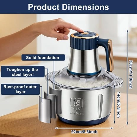 Electric Kitchen Chopper - 5 L