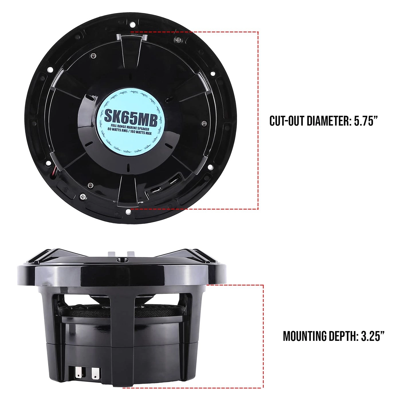 SK65MB - 6.5" 320 Watt
