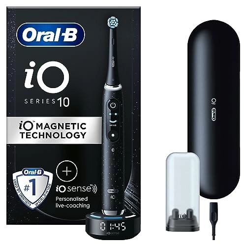 iO10 - 1 Handle 3 Toothbrush Heads Cosmic Black
