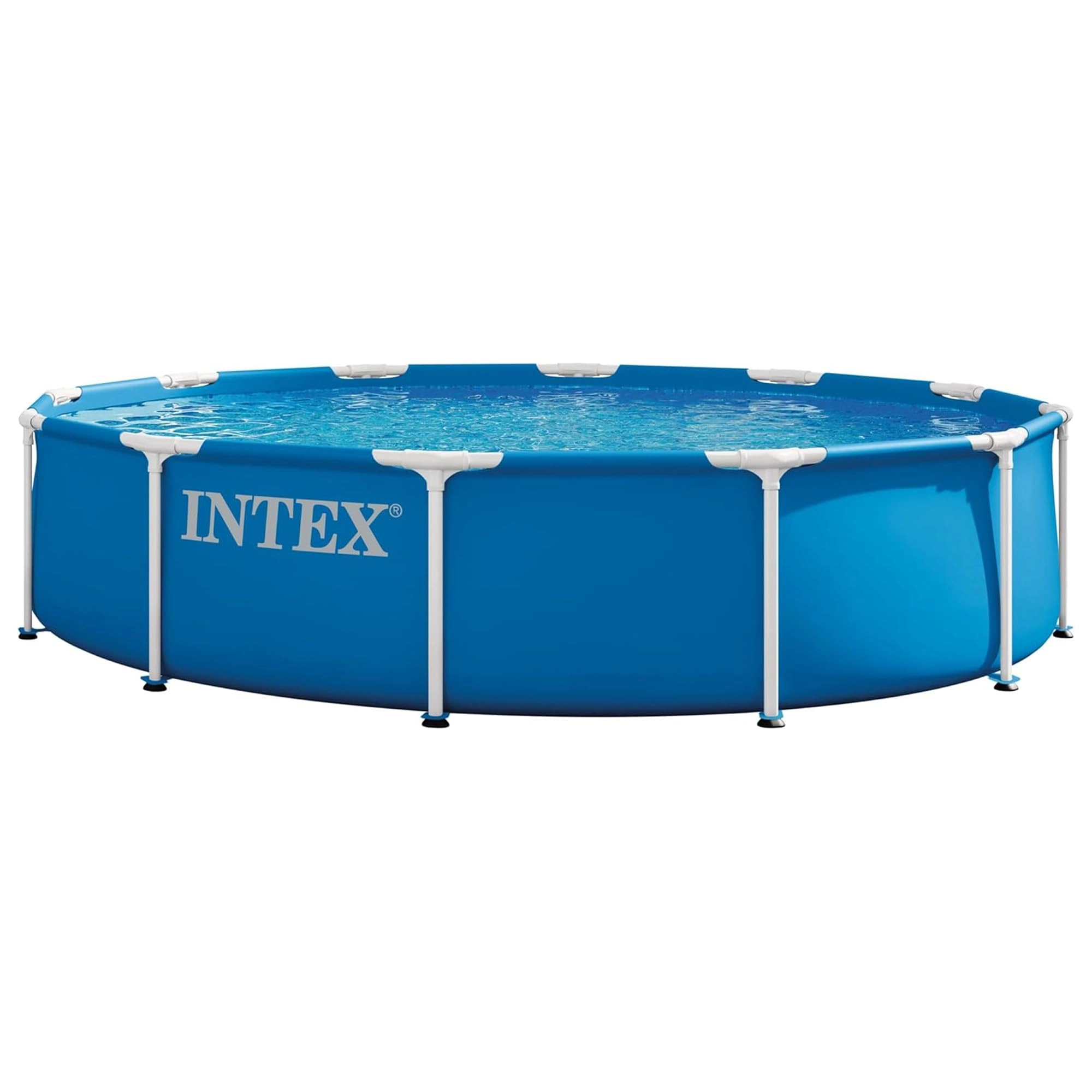 Metal Frame 12 ft x 30 in Above Ground Pool - 1718 Gallons