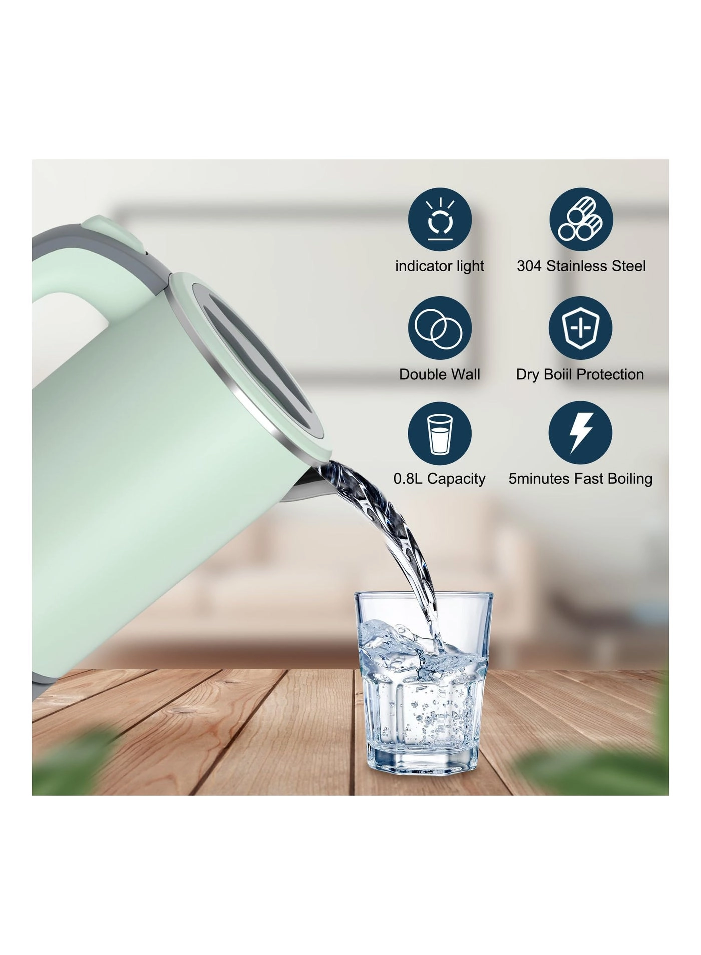 Travel Mini Electric Kettle